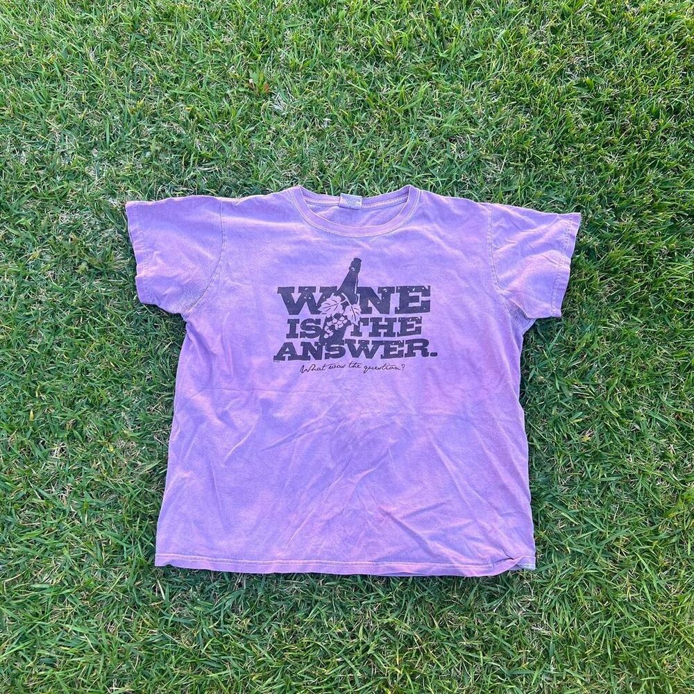 Crazy Shirts y2k wine dyed tee Women’s size L